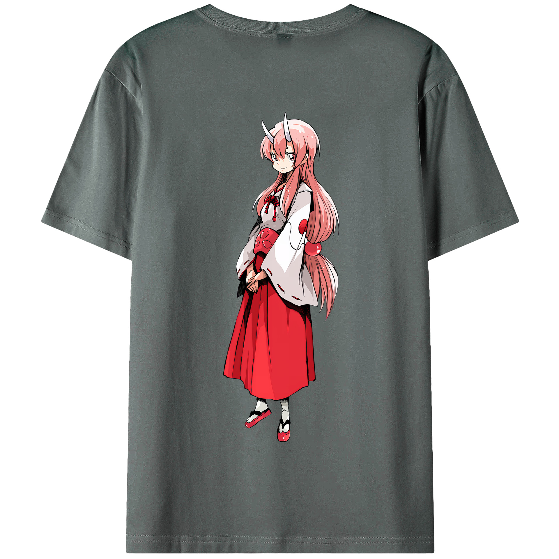 （画像用） 転スラ Regarding Reincarnated to Slime 綿100％半袖Tシャツ（背面プリント）